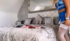 Sweaty Panty Cheerleader Tease