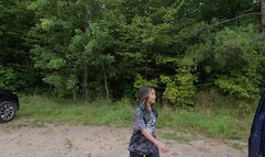 Cute Asian girl cranking the F100