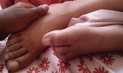 Close Up Resting Feet featuring Mystery Girl