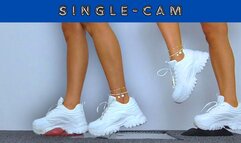 Castrated Under My Buffalo Trainers - Sole Cam - Ambers CBT - S8SC