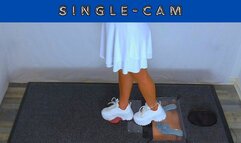 Castrated Under My Buffalo Trainers - Amber Cam - Ambers CBT - S8BC