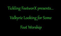Valkyrie Looking for Some Foot Worship