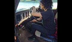 Sexy and spicy Tulip cranking by the lake in the old Ford truck (Part Two)