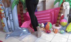Inflatables under Nylon Feet 2 Part 1