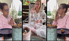 Chain smoking step-sister chat time part 1