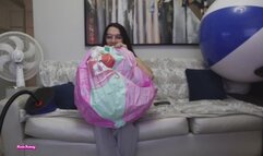 Owllete pops Ariel themed beach ball part 2