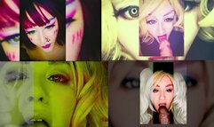 Goddess Lana Hot Sensual Dildo Sucking Compilation