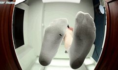 Natasha sweaty gym socks flatten you! - MOV