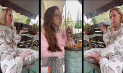 Chain smoking step-sister chat time part 2