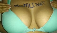 Nice boobs step mom gives stepson a hot massage