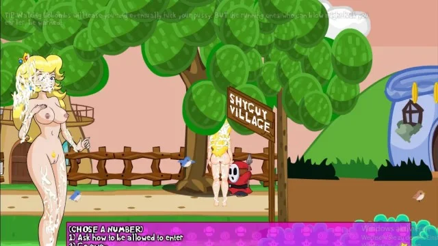 PEACH SEX GAME - Shy Guy Village Porn Video