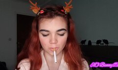 Smoking and lots of eye contact -