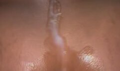 POV sexy ebony goddess gets fucked by big white dick doggystyle to backshot