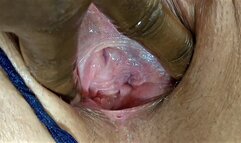 Fat bbw ssbbw busty mature chubby plumper white milf in mini dress showing her big giant booty ass and gets lots of cum inside her open wet juicy pussy - full of cum | hijab woman most popular & best porn - beautiful legs - huge creampie close up