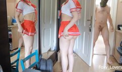 An Intruder with a Mask Fucks the Stepdaughter - ROUGH FUCK