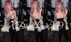 Smoking VS120s Naked in Thigh High Boots