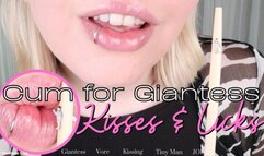 Cum for Giantess Kisses and Licks - HD - The Goddess Clue, Giantess Vore, Tiny Man, Countdown JOI, Mesmerize, Kissing and Licking