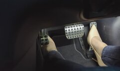 Flooring fun in two pairs of heels