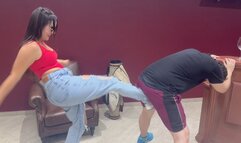 Ballbusting Brutal by Angelina !!! 4K
