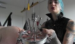 Mistress Lilli Bayle uses also the ass-opener on our slave