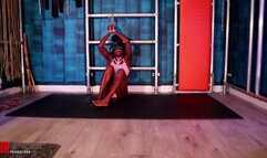 Tom Baker Has Latex Eve in a Hogtie and Predicament Pussy Bondage (1080p)