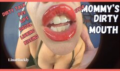 Step-Mommy's Fisheye POV Dirty Mouth and Lips