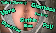 Toilet Slavery with Sinthia Bee (POV)