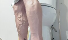 CLeaning with no panties on