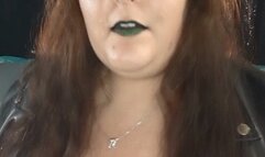 Smoking My Favorite in Leather and PVC