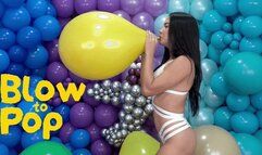 Dani Blow to Pop U16" Terracotta Balloon: A Must-See Performance - 4K