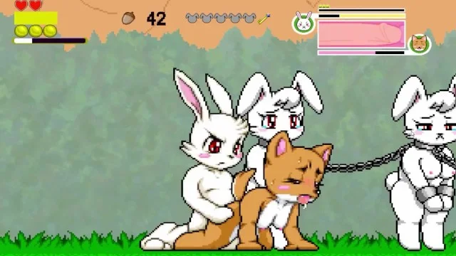 Animal Furry Porn Games - New Update Of FURRY GAME! : NAUGHTY RABBIT (BETA) BY : @BE_KON_BOX Porn  Video