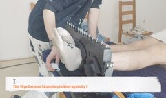 The 19yo German Skaterboy tickled again by 2 (mobile)