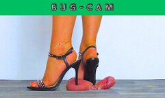 Shredded Under My Spikey Strappy Heels - Bug Cam - AmbersCBT - 80S