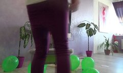 sitting and pop balloons 2