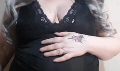 Super-Horny Feedee Weight Gain Goal Confession and Orgasm!