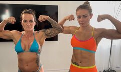 Blue Belt War! Xena vs Taperedphysique The REMATCH with Arm Wrestling