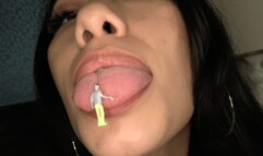 Giantess Miss Mia Dominates & Devours Box Of Shrunk Human Tinies (SD 720p WMV)