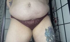 Fat BBW jiggles all of her sexy fat
