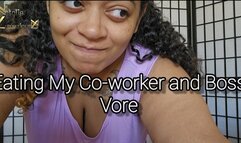Eating My Coworker and Boss Vore Fantasy 4k