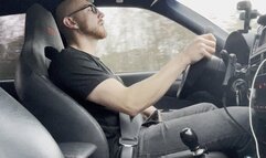 Horny Pissing on Myself while Driving