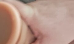 Smoking, masterbaiting with big toy