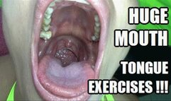 MOUTH FETISH 240324AKSAR4 SARAI HUGE MOUTH MAKING TONGUE EXERCISES + FREE SHOW (LOW DEF VERSION)