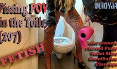 Pissing POV in the Toilet