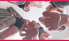 Halee Kristina Angie Dakota Si - Tiny Crushed Under 5 Brats - VR 360 8K