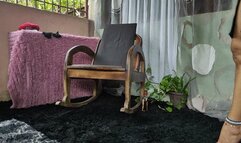 Beautiful feet with very pronounced arch wearing high heels (2)