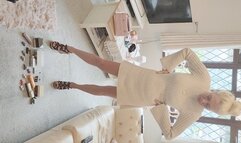 Back by popular demand GIANTESS Charn crushes small cars, buildings, buses in wedges full body view