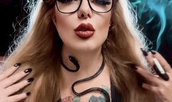 Winston 100s - Worship - Goddess Medusa filling her lungs