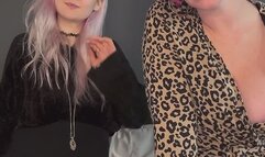 2 Girl Cum Eating Instructions & Humiliation