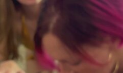 Oaklyn & Mariah Give a Double BJ