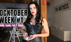 Locktober Week #1 Daily Tasks for 7 Days